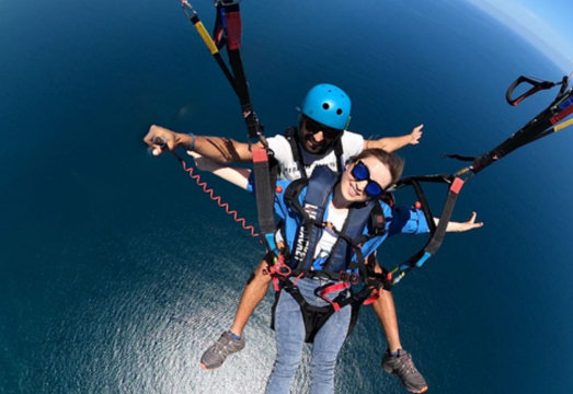 Koh Larn Paragliding Experience [Pattaya Koh Larn Sea View Free Paragliding | 4K GoPro Recording | Free Shuttle]