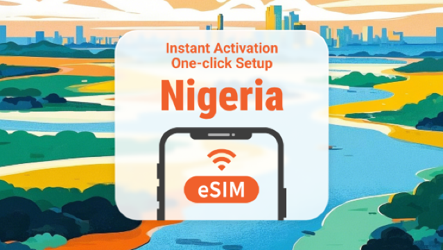 Nigeria eSIM | Dual Network Coverage | Full AI & TikTok Access | 1-30 Days | Instant QR