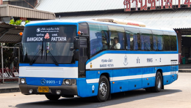 [Bangkok-Pattaya] Bus/Minivan Tickets with Multiple Stops and Optional Departure Time Slots