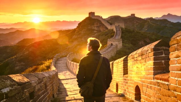 Jinshanling Große Mauer Wanderung: Tickets+Mittagessen, Transfer mit Guide aufrüstbar