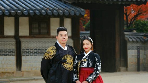 "Princess Hanbok" Alquiler de hanbok y sesión de fotos: Hanbok de lujo (Disponible para adultos y niños)