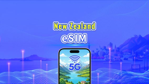New Zealand 5G eSIM | Dual Net | Daily/Total Data Package | 1–30 Days | 24-Hour Billing | QR Code