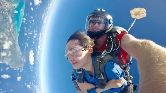 廣東大灣區跳傘 廣州增城三江高空雙人跳傘 【3000米自由落體+專業高清視頻拍攝+送視頻剪輯】