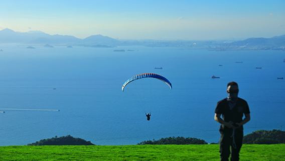 惠州巽寮灣滑翔傘基地滑翔傘飛行體驗【專業教練帶飛+贈送GoPro影片拍攝】