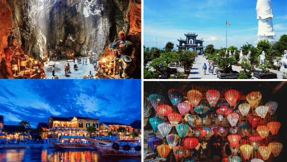 Marble Mountains, Son Tra Peninsula & Hoi An Town Day Tour from Da Nang