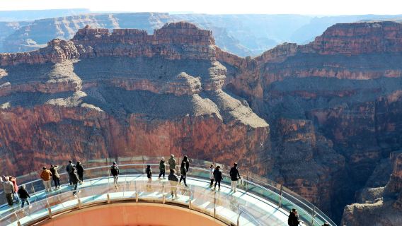 Grand Canyon: Skywalk + Helicopter Flight + Boat Ride from Las Vegas