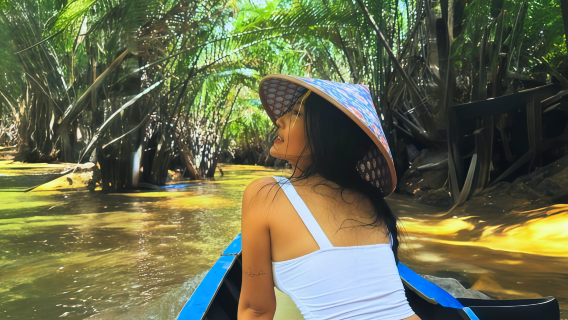 越南胡志明市湄公河三角洲快艇遊+泰山島遊船+美託一日遊【中文導遊純玩無購物飯店接駁】