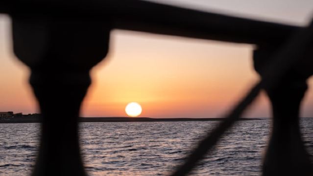 Rhodos: Sonnenuntergangs-Kreuzfahrt für 1 Stunde auf einem Boot aus dem 18. Jahrhundert