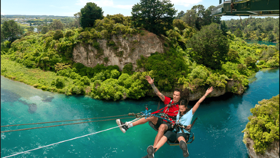 Taupō: AJ Hackett Taupō Swing - NZ's Only Cliff-Face Drop!