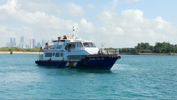 Singapore island-hopping ferry round-trip boat ticket Marina South Pier - Saint John's Island - Kusu Island - Marina South Pier / Big Sisters' Island round-trip boat ticket