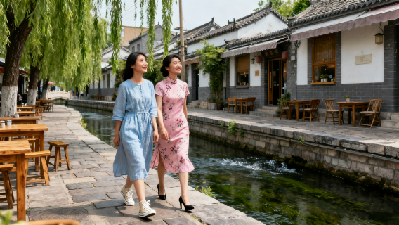 濟南曲水亭街旅拍【跟拍攝影親子照情侶閨蜜兒童跟拍家庭旅拍】