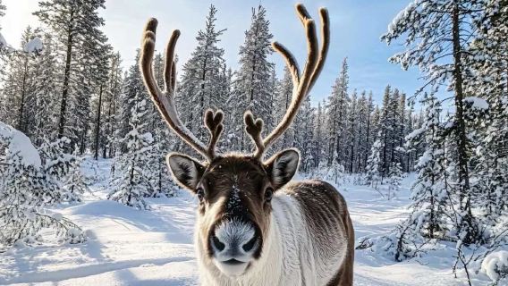 漠河+北極村+馴鹿+最北哨所+最北郵局+漠河舞廳1日遊親子遊