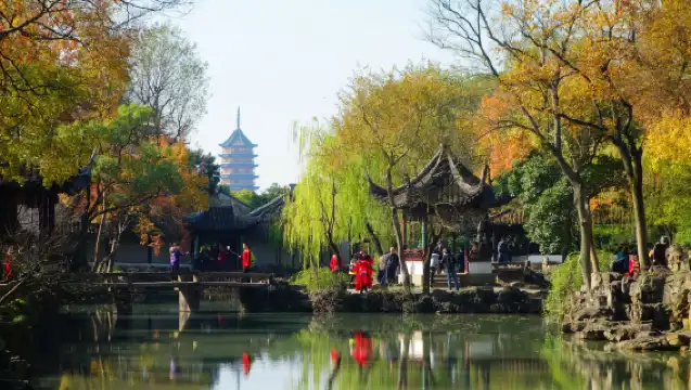 【苏州一日游】拙政园 寒山寺 狮子林 周庄(可自选演出)