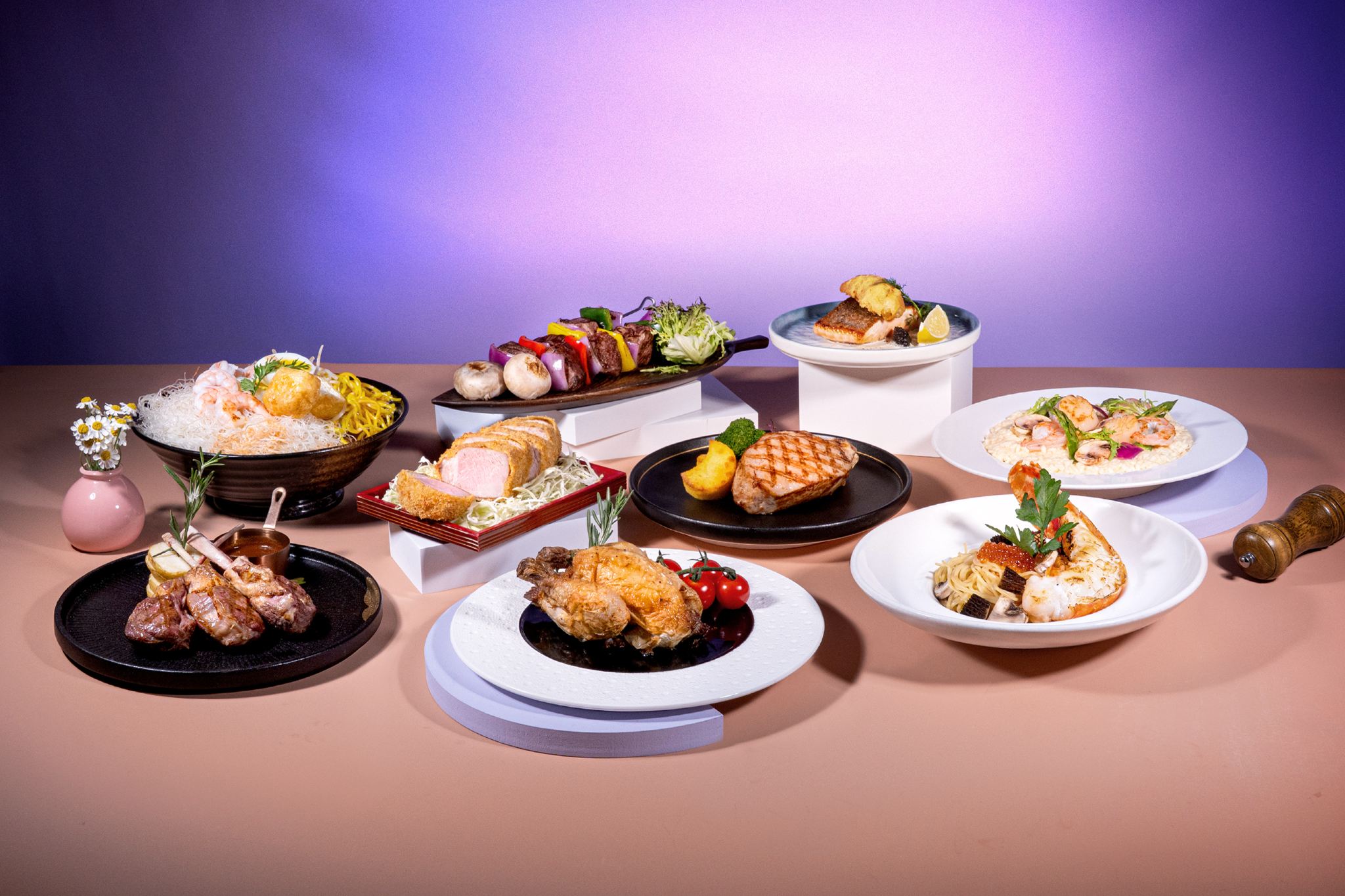 Gloucester Luk Kwok Hong Kong | Le Menu Western Restaurant | Semi buffet lunch/ afternoon tea/Healthy Lunch