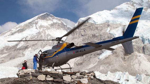 Kathmandu: Eintägiger Helikopterflug zum Everest Base Camp mit Frühstück