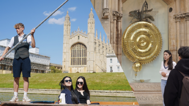 Pakej penerangan berpandu 90 minit berjalan kaki pelajar klasik Cambridge + pelayaran Sungai Cam (boleh dikongsi atau peribadi)