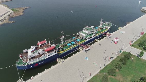 巴庫濱海大道+蘇拉哈尼號油輪博物館+阿迦・米卡伊爾浴場+纜車