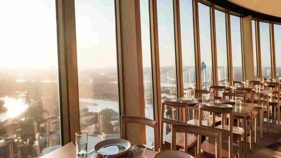 Sydney Tower revolving restaurant SkyFeast