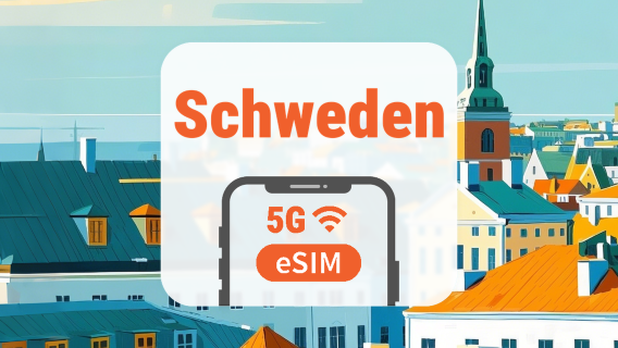 Schweden 5G eSIM | Dual-Netzwerk • KI-Apps & TikTok | 1–30 Tage | QR-Code
