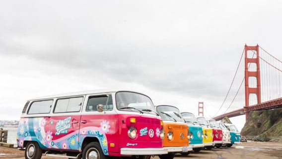 San Francisco: Wycieczka po mieście w małej grupie zabytkowym autobusem VW
