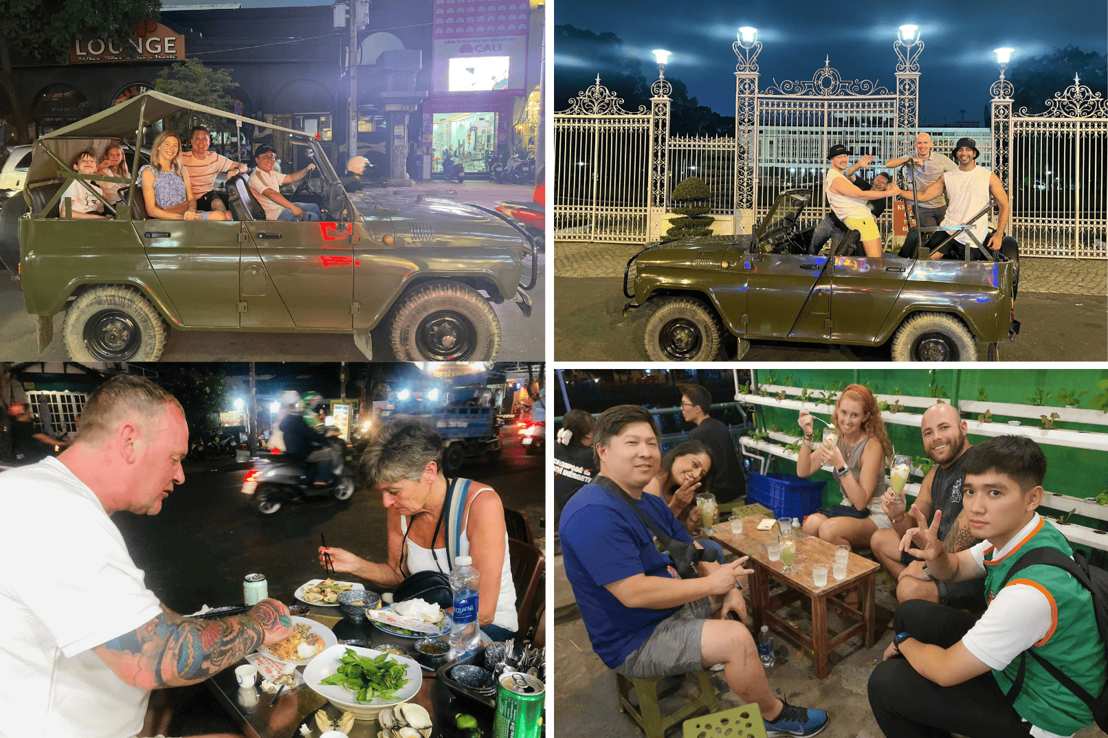 Saigon After Dark - Street Food Tour by Vintage Jeep