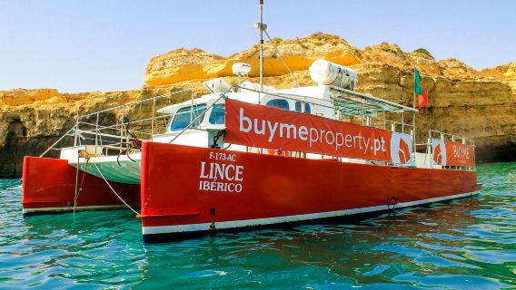 Benagil Cave: Catamaran Cruise from Vilamoura