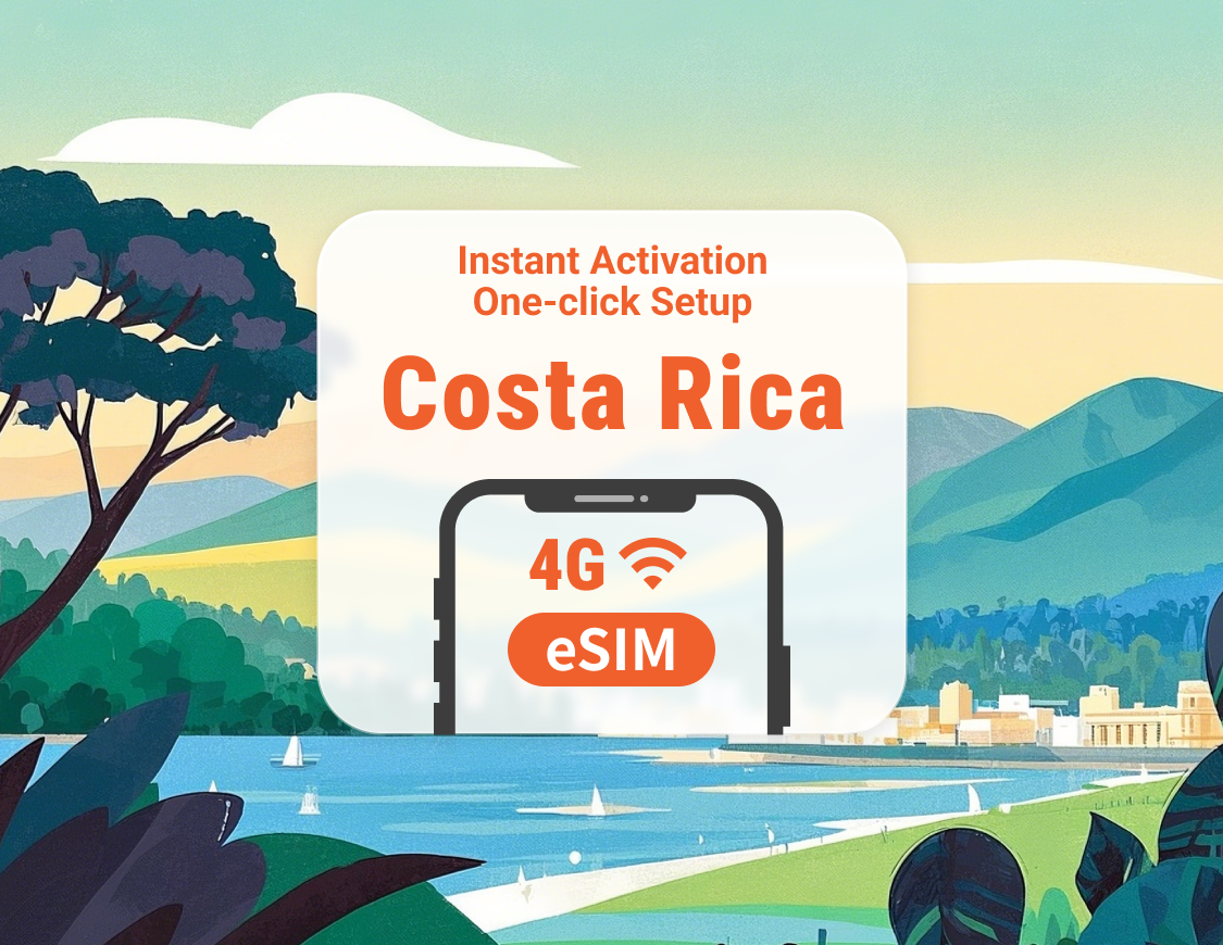 Costa Rica eSIM | 3–30 Days | In-App Activation | Instant QR Delivery
