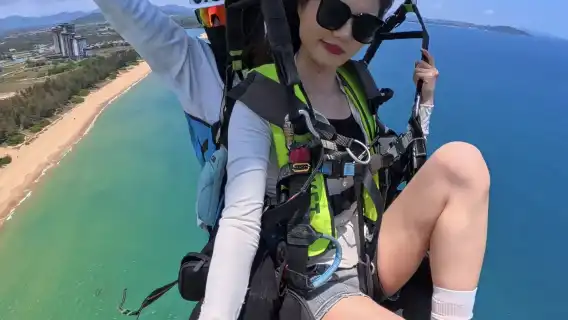 沙河河北沙河西西里滑翔傘滑翔傘飛行體驗【海拔520公尺,飛行時間4-10分鐘+贈送起飛影片】