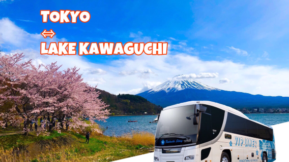 Vé buýt cao tốc một chiều thẳng: Tokyo khứ hồi Kawaguchiko