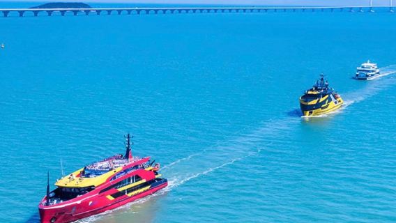 【港珠澳大橋海上遊-海上觀賞港珠澳大橋（九洲港客運碼頭）】兩次穿越橋底/免通行證/甲板開放觀光