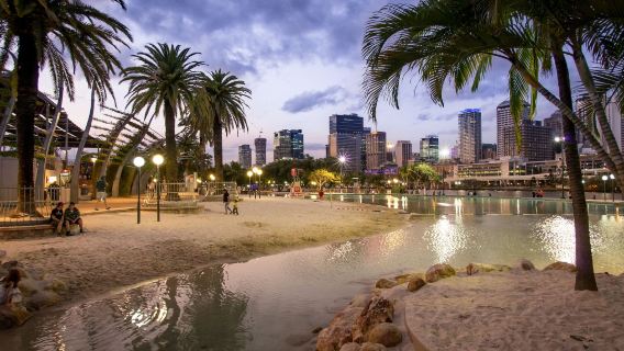 龍柏考拉+南岸公園+昆士蘭博物館+聖約翰大教堂+納際海灘※