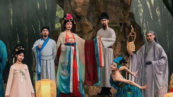 Chengdu Wangjiang Menghua Park Immersive Night Tour (Ancient Garden Nightscape + Intangible Cultural Heritage Performances + Nighttime Feast)