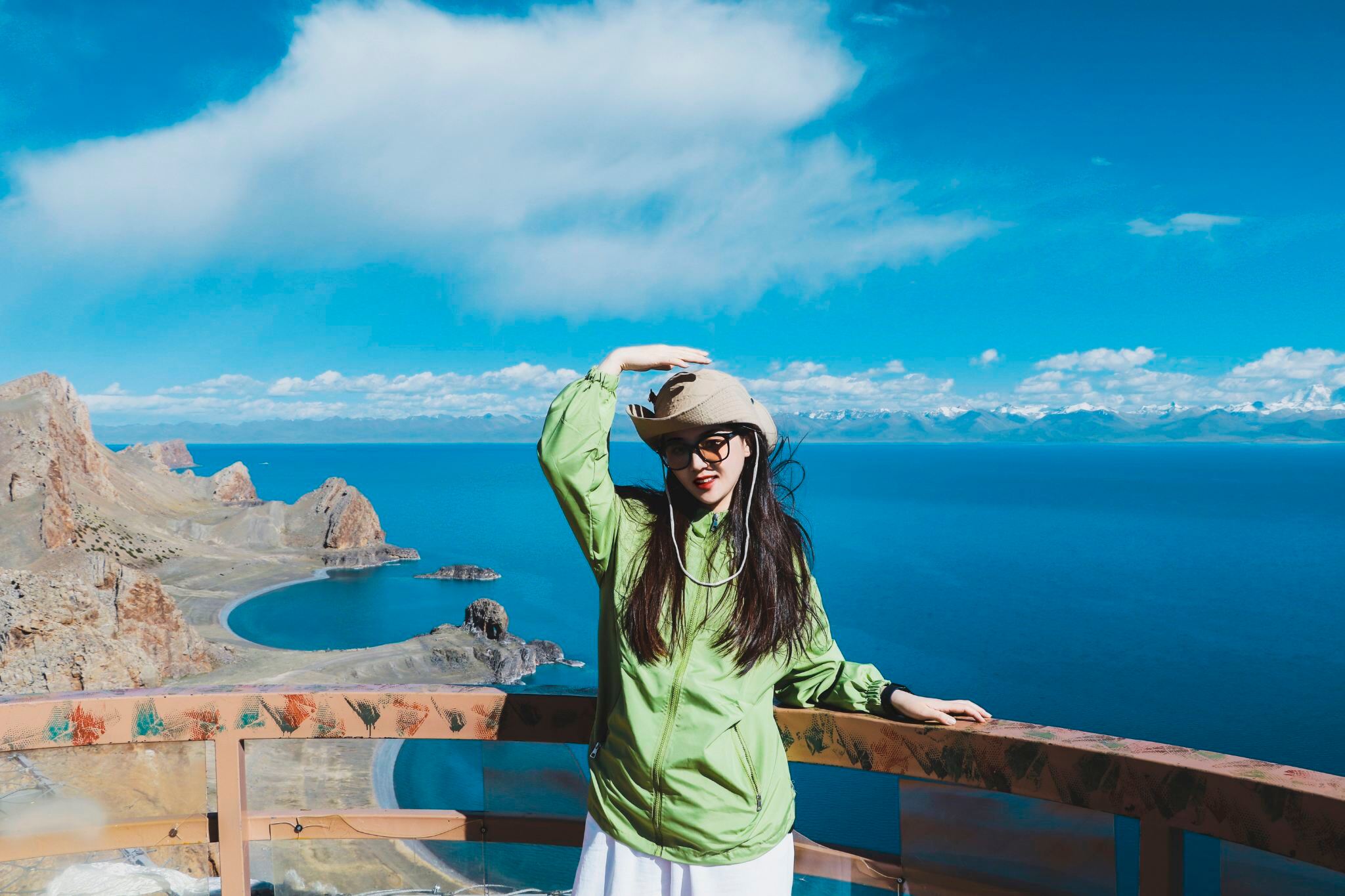 西藏拉薩出發越野車4人團聖象天門1日遊純玩單反無人機旅拍