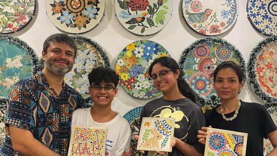 Hanoi: Mosaic-Making Workshop with Local Artist