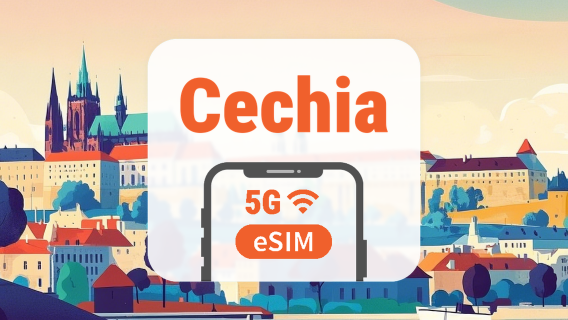 Repubblica Ceca 5G eSIM | Doppia Rete • AI & TikTok | 1–30 Giorni | Codice QR