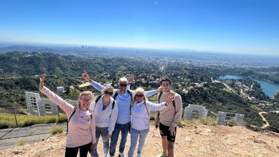 Panneau Hollywood : Randonnée jusqu'au panneau avec un guide touristique français