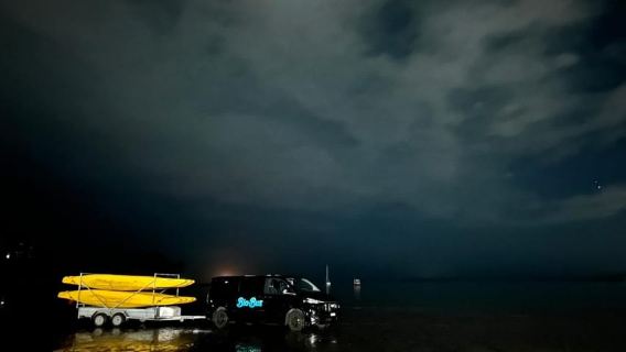 Auckland: Night Kayak Tour in Glowing Bioluminescent Waters