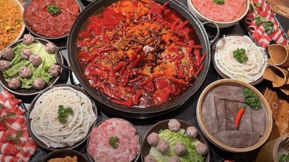 Xunquim Peijie Hot Pot Loja de Hongyadong (Obrigatório provar ao visitar Hongyadong + autêntico hot pot com sabor montanhês + atmosfera retrô da cidade montanhosa)
