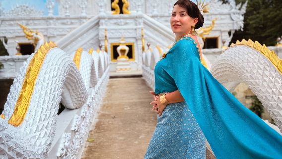 Однодневный тур для души и тела: Белый храм, слоны, смотровая Самет Нангше и спа Мантра