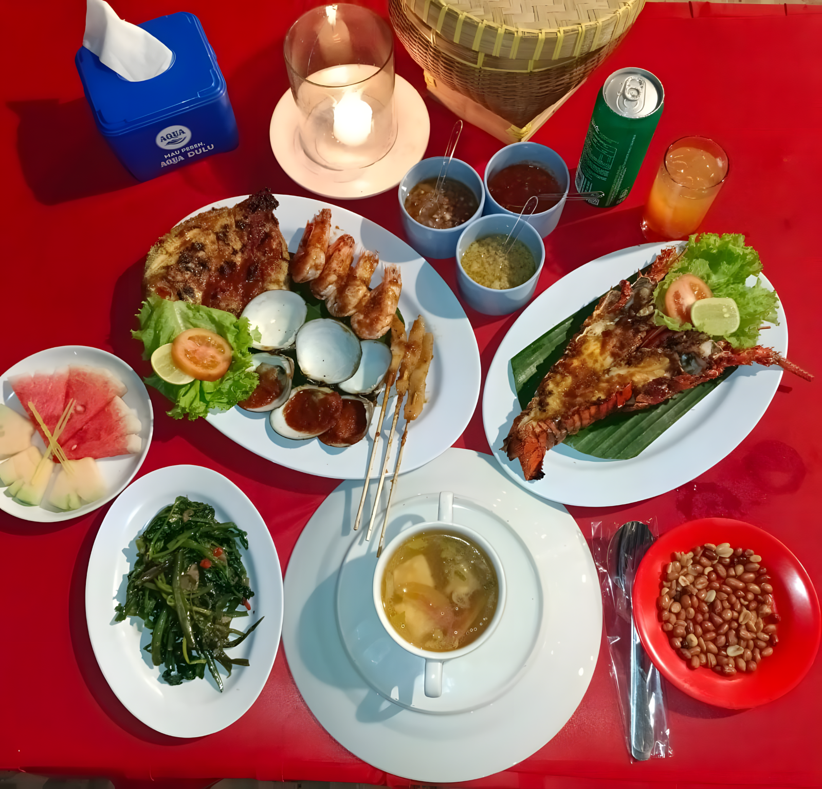 Jimbaran Seafood Dinner with Sunset View