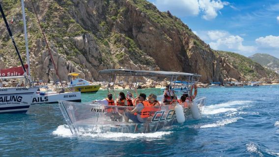 Los Cabos: Paseo en barco con fondo de cristal