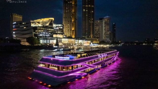 Bangkok : Dîner-croisière somptueux pour la Saint-Valentin