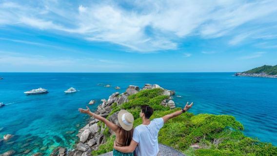 From Krabi: Similan Islands Day Trip by Speedboat