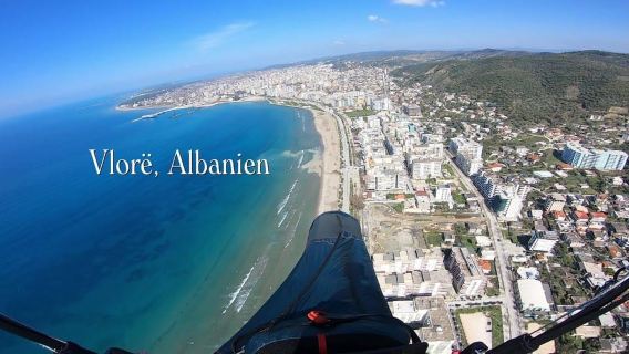 From Tirana/Durres: Tandem Paragliding in Vlora