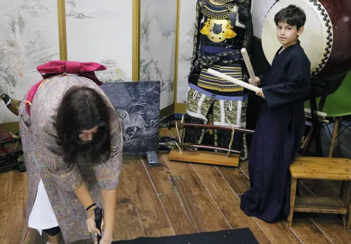 大阪城近くで戦前の生涯最後の筆遣いをした侍の書道 | Trip.com