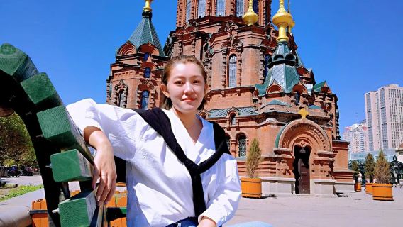 哈爾濱中央大道+索菲亞教堂+松花江鐵路橋+太陽島一日遊