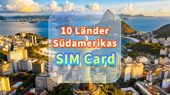 [10 südamerikanische Länder] 5G-Daten-SIM-Karte | Hochgeschwindigkeits-Daten-SIM-Karte | Wählbare Tage | Plug-and-Play | Abholung vom Flughafen Hongkong