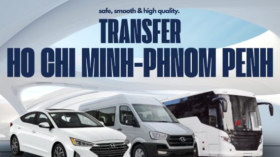 Ho Chi Minh-Phnom Penh (Cambodia) Route (And vice versa): Shared and Private Transfer BY GO365vn