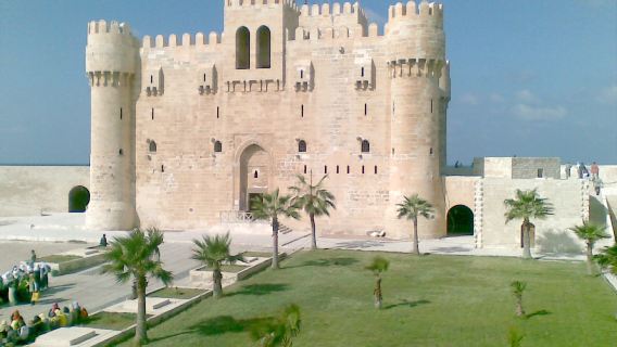 埃及開羅亞歷山大凱貝特城堡+龐培柱+亞歷山大圖書館包車一日遊