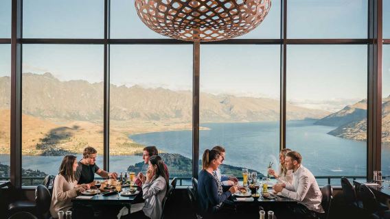 Queenstown Skyline cáp treo nhà hàng Stratosfare Restaurant buffet trưa/tối | có thể chọn chỗ ngồi cạnh cửa sổ